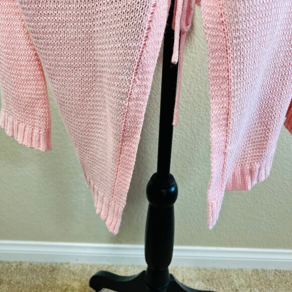 Mine Girly Daisy Print Long Sleeve Corset Back Knit Pullover Sweater Top Edge 3X - Picture 11 of 16